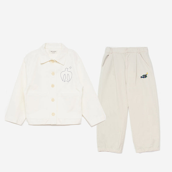 Ivory White Jacket & Troussers