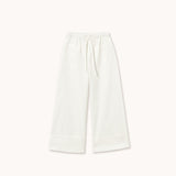 White Tiny Front Pockets Pant