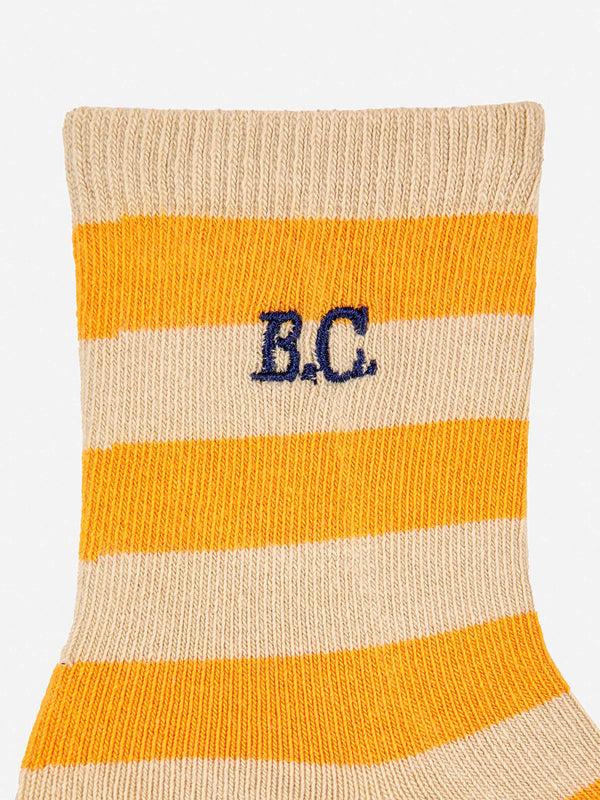 Baby Yellow Stripes long socks