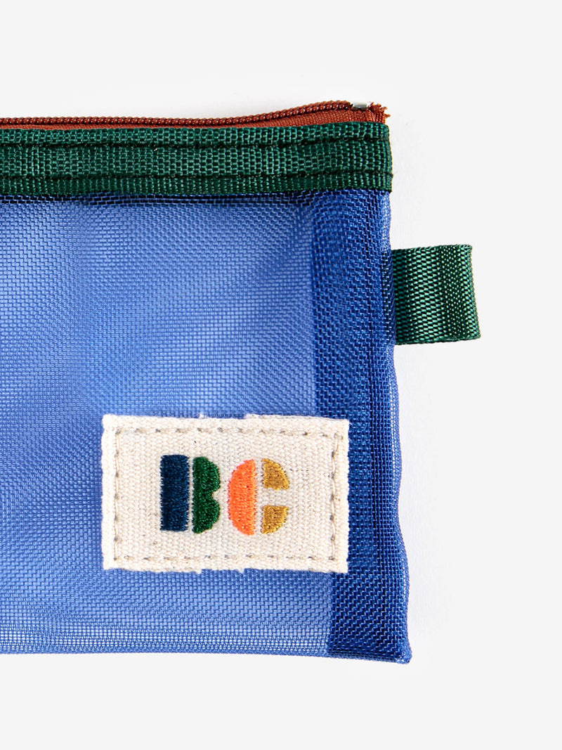 Color Block Blue pencil case