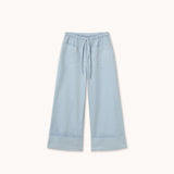 Blue Tiny Front Pockets Pant