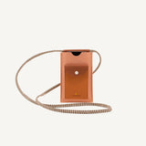 Phone Pouch | pink/ brown/apricot