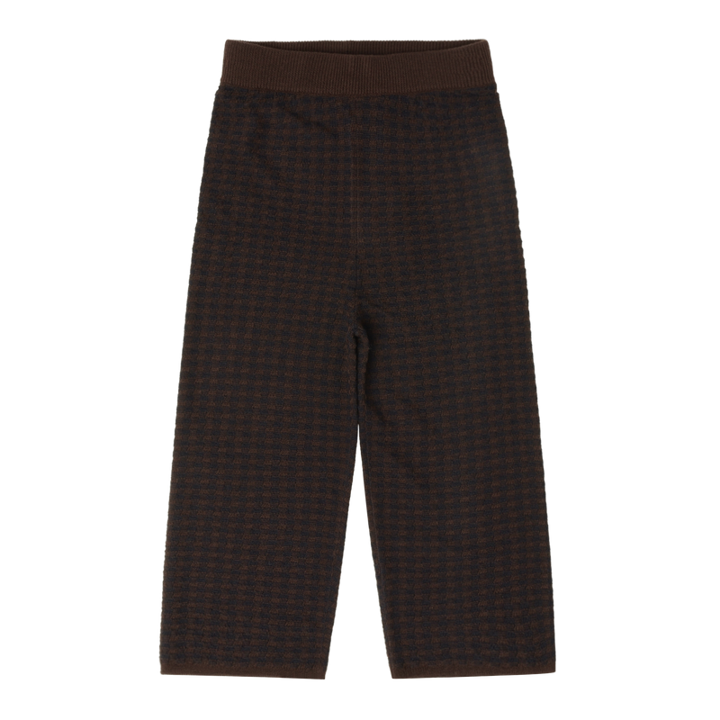 Mocca Checked polo & pants