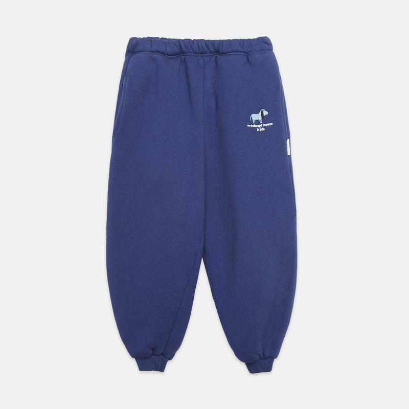 Embroidered Blue Dog Sweatpants and t-shirt