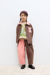 Good News Club bicolor denim Outfit Set