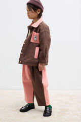 Good News Club bicolor denim Outfit Set