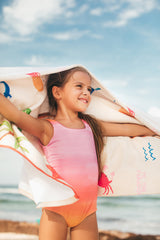 Reversible SUN&MOON swimsuit & 2 matching shorts