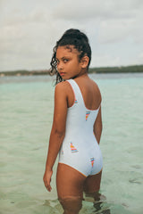 Reversible SUN&MOON swimsuit & 2 matching shorts