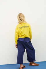 Heart Glass Sweatshirt & Striped Pants