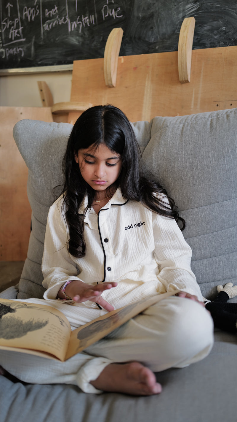 ODD Pj Long Sleeves Shirt & Pants (Kids/Adults)