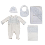 baby kit - blue embroidery