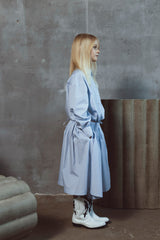 Jade Blue/Milk Stripes Shirt & Lynn Skirt