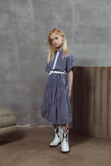 Cora Navy Stripes Dress