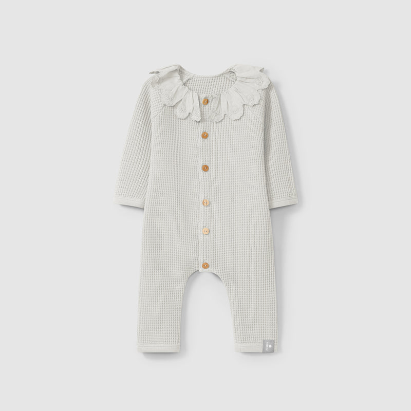 Light Grey Baby Onsie W/Collar