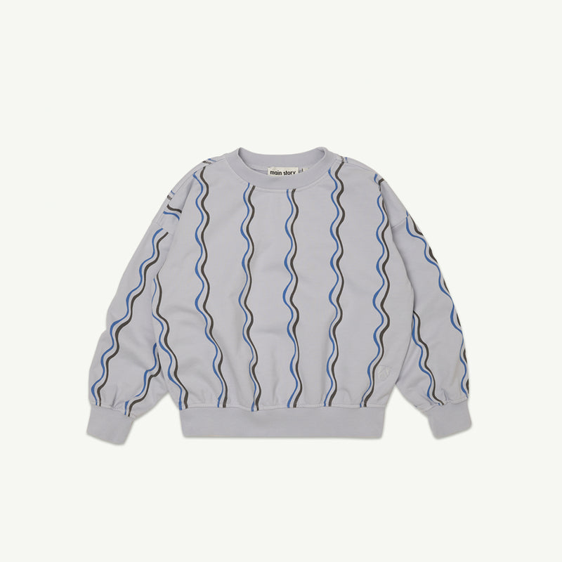 Dapple Grey Squiggle Sweatshirt