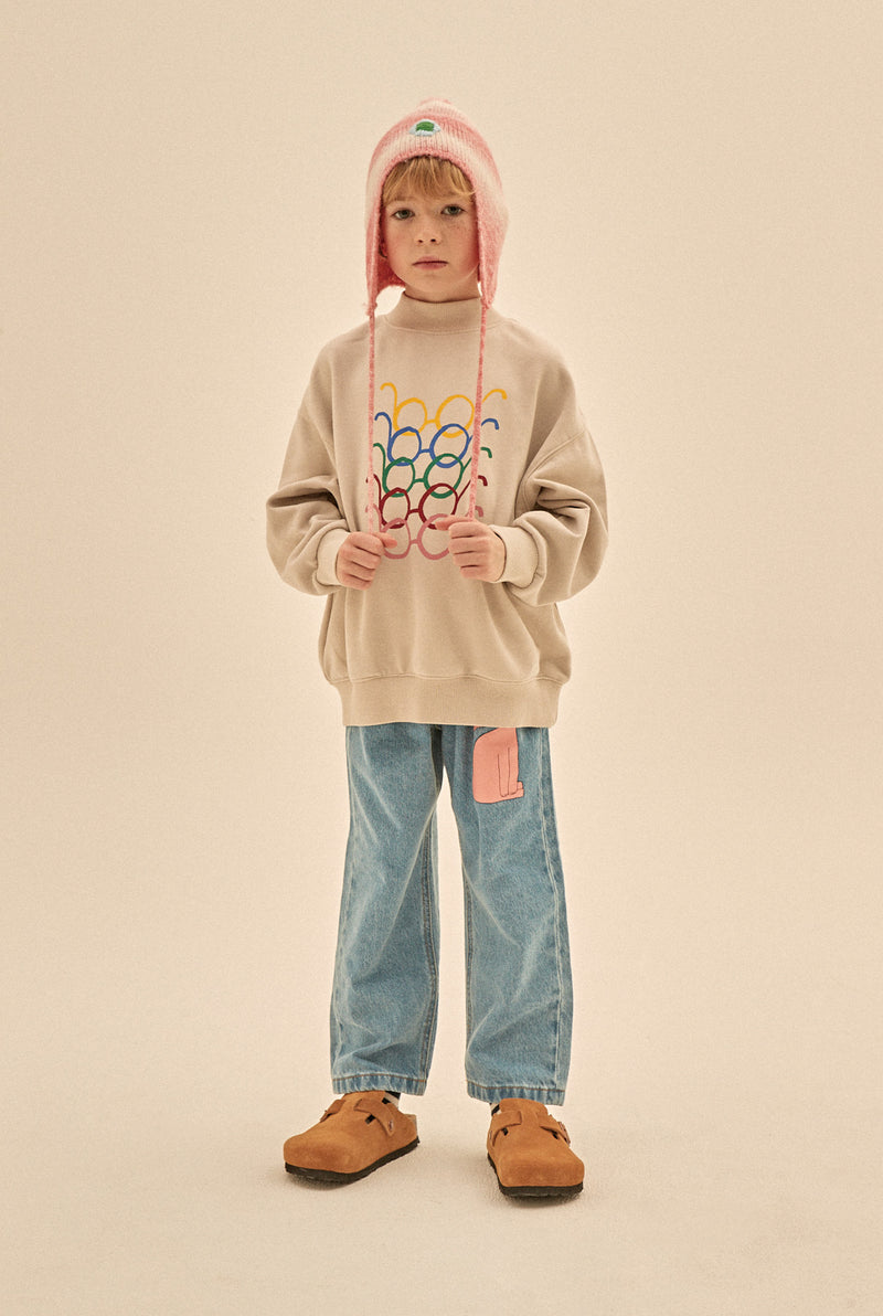 Glasses Sweatshirt | light grey