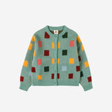 Square Block Cardigan
