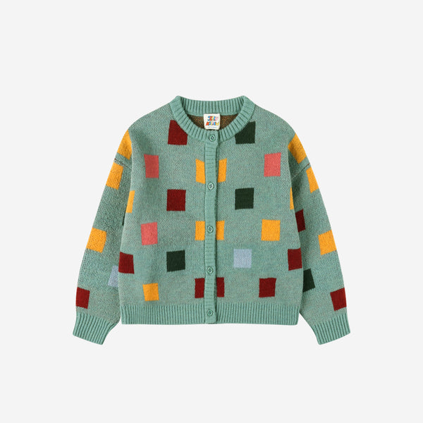 Square Block Cardigan