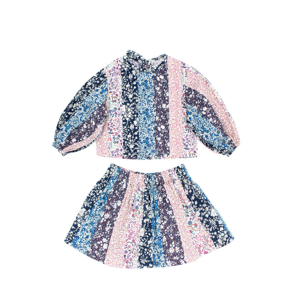 FRANCIS PATCHWORK TOP & SKIRT