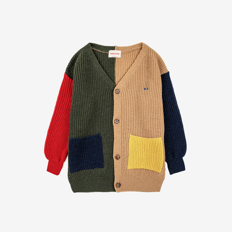 Color Block cardigan