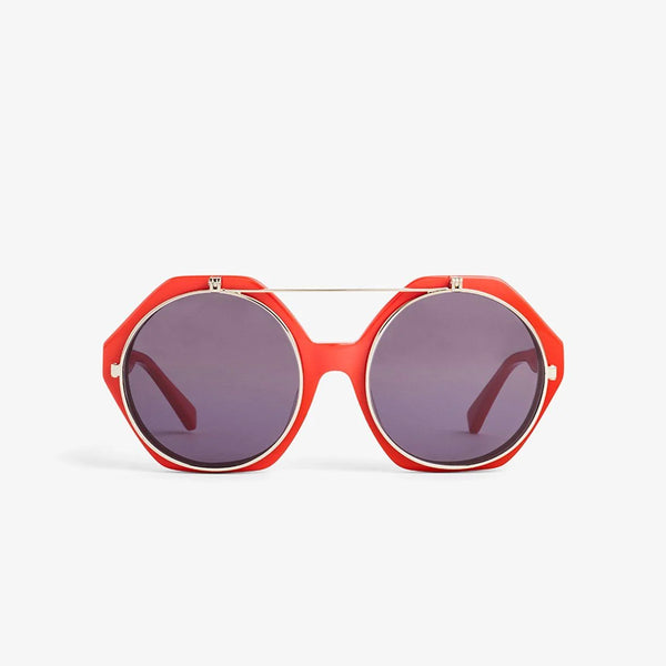 Red Flip up Sunglasses