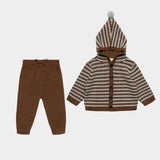 Hazel Melange Baby Cardigan & Pants