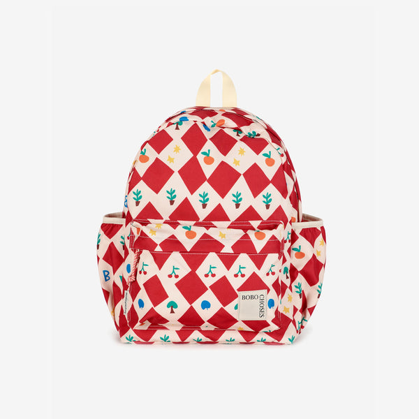 Harlequin all over backpack