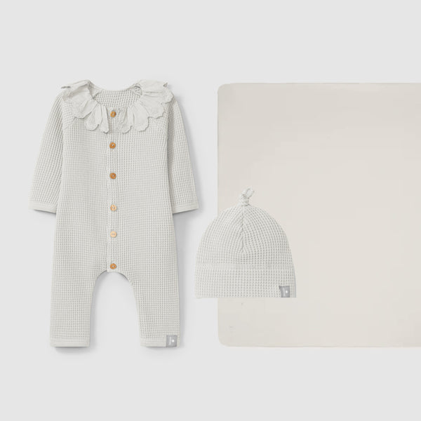 3pcs Light Grey Baby set