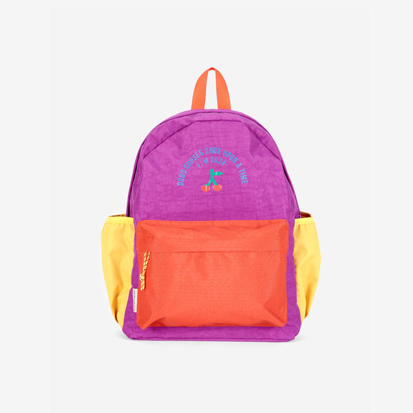 Bobo Cherry color block backpack