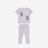 Baby Pansy Flower T-shirt & Leggings "Outfit Set"