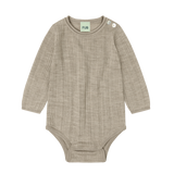 3 Pcs oat melange Baby Set
