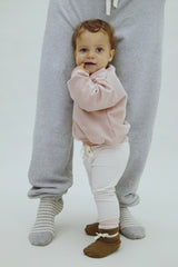 Woody Baby Ribbed Booties