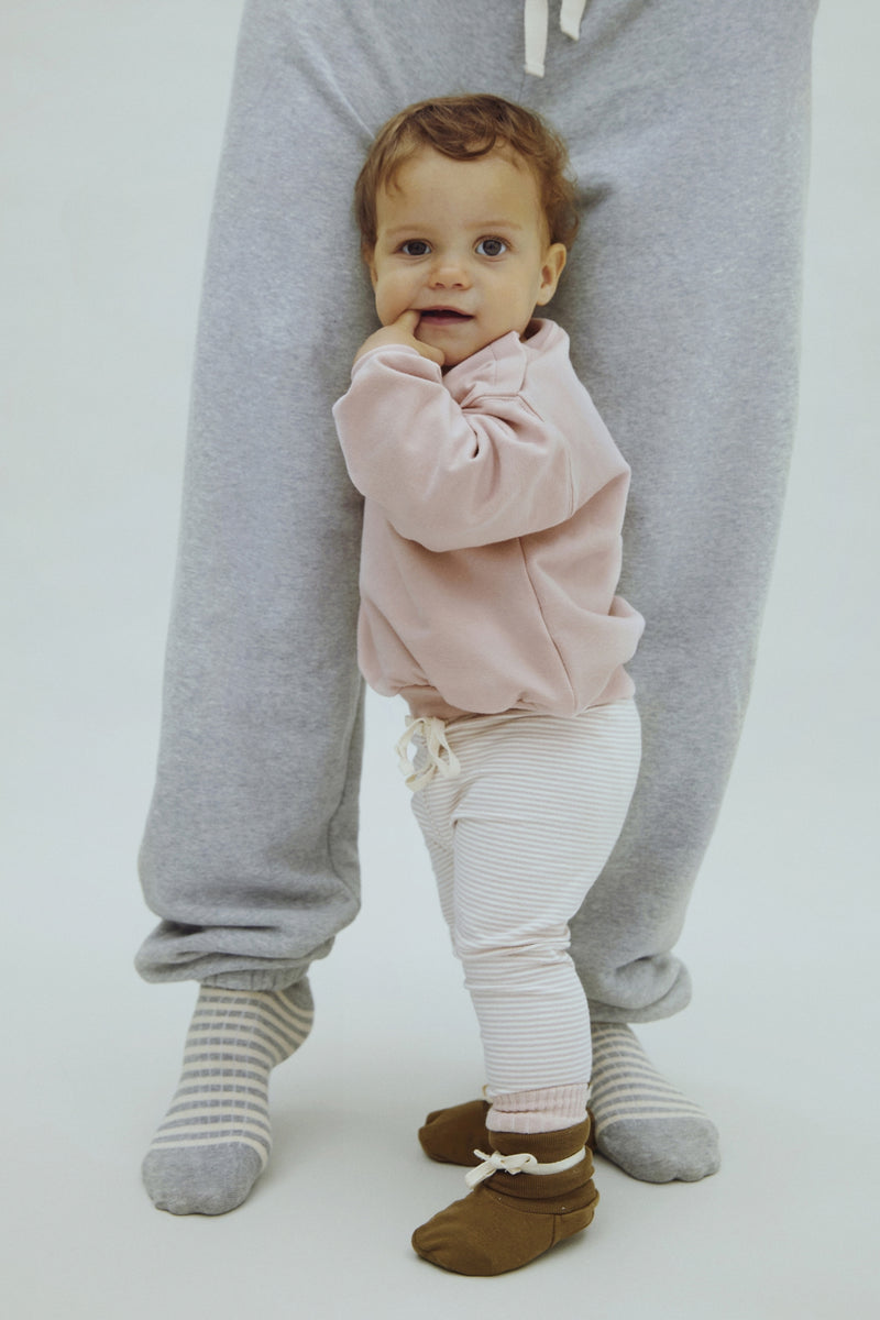 Woody Baby Ribbed Booties