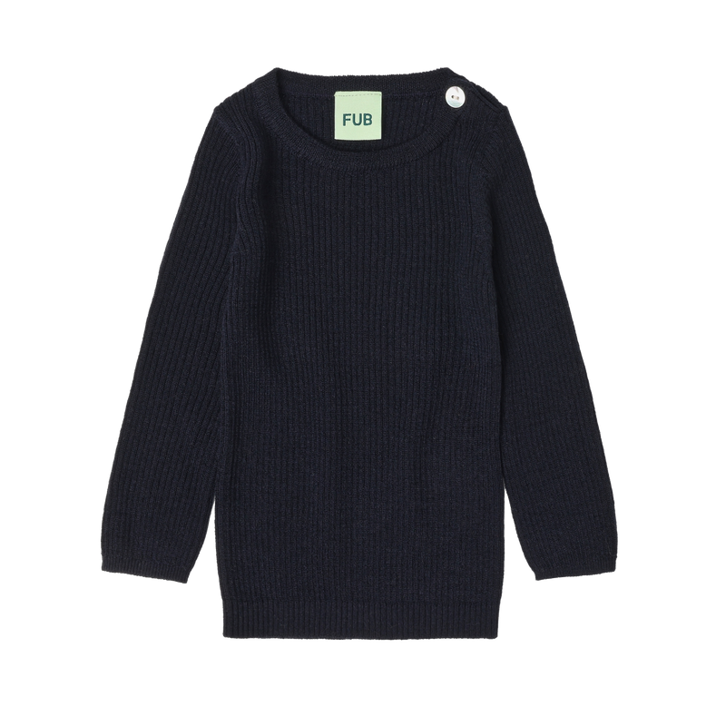 Navy Baby Rib Set