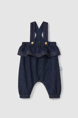 Natural Body W/Collar & Denim Dungaree