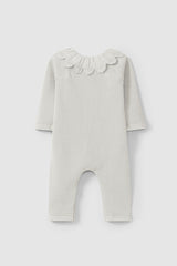 Light Grey Baby Onsie W/Collar