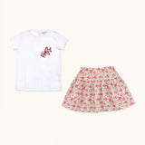 Felicite Poppy T-shirt & Skirt