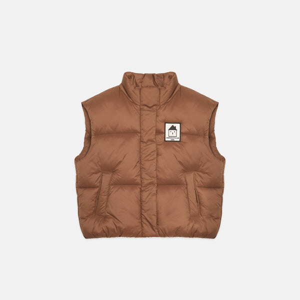 Brown Puffer Vest