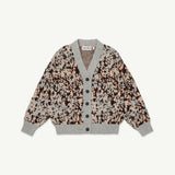 Grey Melange Mini Splodge Cardigan