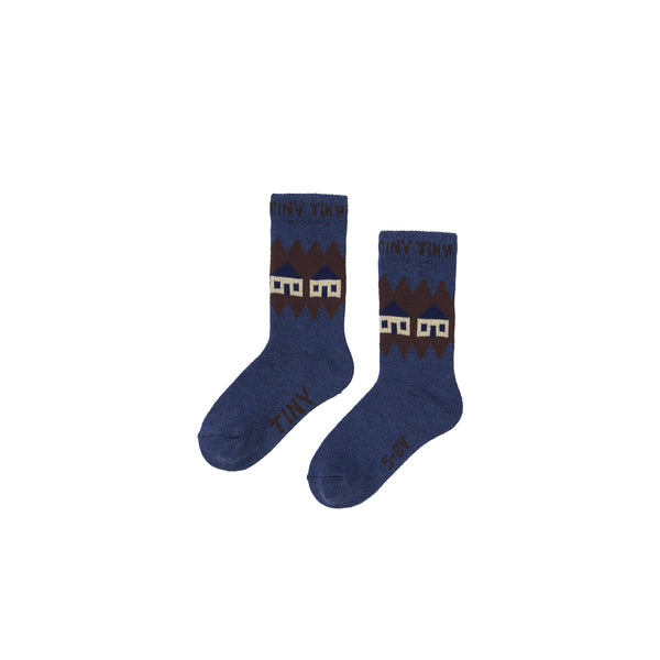 Houses Wool Medium socks