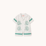 Daisies Linen Baby One-Piece