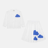 Cloud Popelin Shirt & Skirt