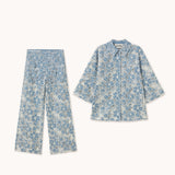 Lace Shirt & Wide Troussers