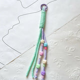 Handmade Colorful Braided Yarn Keychain