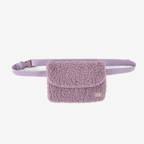 Sheepskin belt pouch