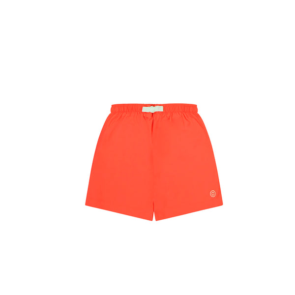 Solid Clementine swimming shorts