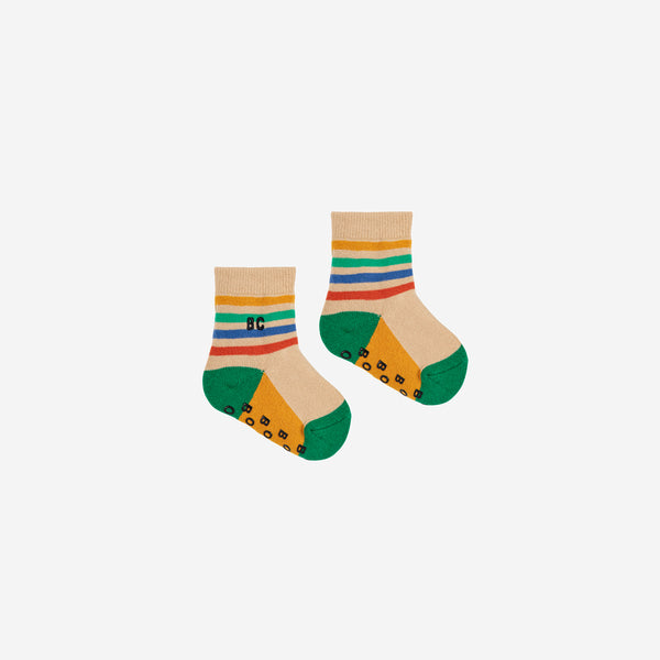Stripes anti-slip socks- baby