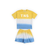 Tie Dye Mimosa Yellow Outfit Set