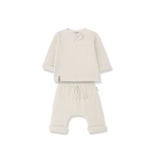 Ecru Matheias & Ramon Baby Outfit Set