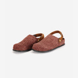 Garden Furry Leather Clogs